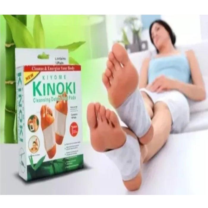 PARCHES DESINTOXICANTES KINOKI PARA PIES CAJA X 5 PARES RC