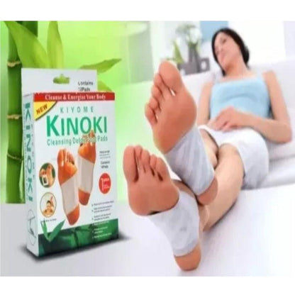 PARCHES DESINTOXICANTES KINOKI PARA PIES CAJA X 5 PARES RC